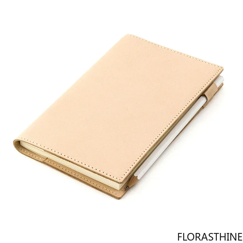 Tan Stationery & Office Supply - Carnet à couverture en cuir véritable