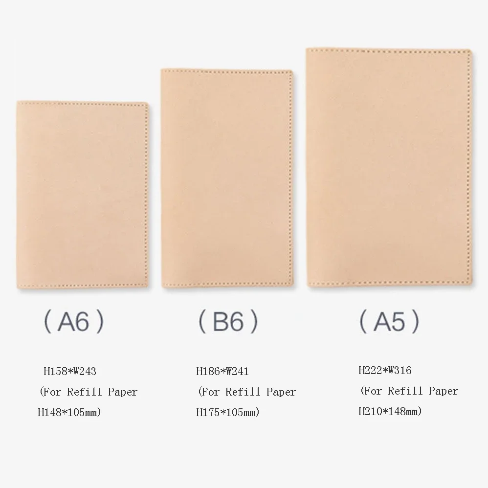 Carnet à couverture en cuir vé - Tan Stationery & Office Supply avis et prix